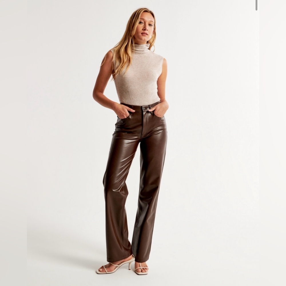Abercrombie Vegan Leather Pants